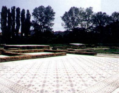 Pavimento della Villa Romana